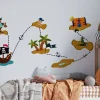 Naljepnica za zid "Pirate treasure"