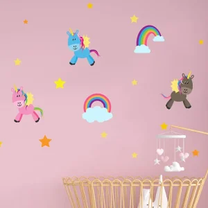 Naljepnica za zid "Unicorns"