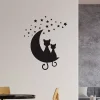 Zidna naljepnica "Cats on the moon" - Slika 3