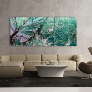 Slika za zid "Abstract art background in monotype style"