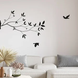 Zidna naljepnica "2 Birds on a branch"