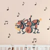 Naljepnica za zid "Monkey band" - Slika 3