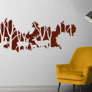 Zidna naljepnica  "Forest reindeers"