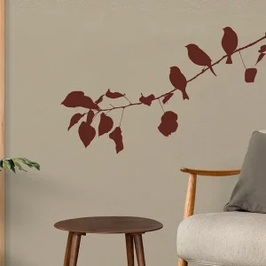 Zidna naljepnica  "Bird sitting on a tree"