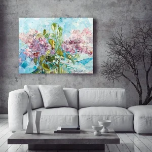 Slika za zid "Pink lilac against the blue sky"