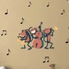 Naljepnica za zid "Monkey band" - Slika 2