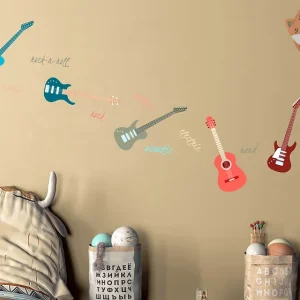 Naljepnica za zid "Guitars"