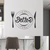 Zidna naljepnica "Eat feel better"