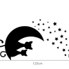 Zidna naljepnica "Cats on the moon" - Slika 4