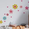 Naljepnica za zid "Colorful flowers" - Slika 3