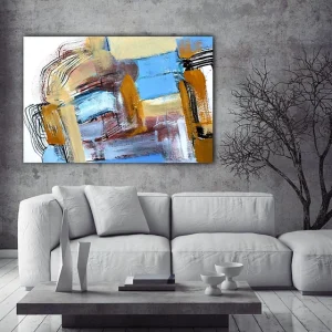 Slika za zid "Colorful brush grunge paint splash"