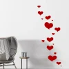Zidna naljepnica "Red hearts" - Slika 2