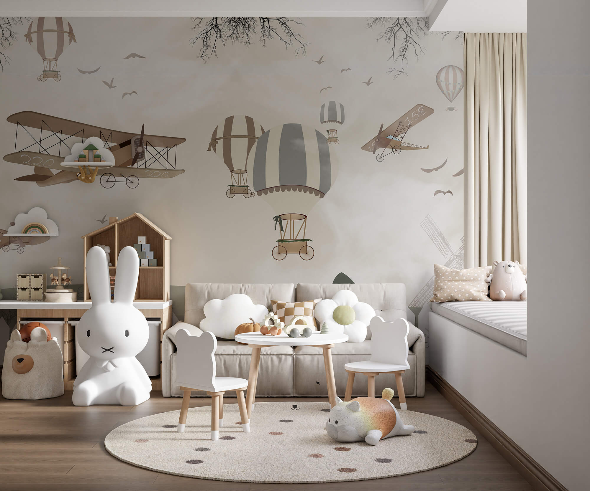 Tapeta za zid "Cloud District"
