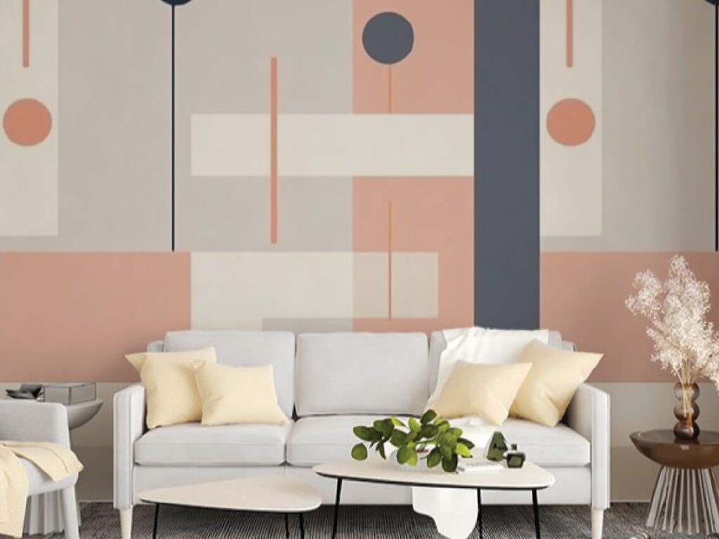 Tapeta za zid “Abstract And Light” u interijeru