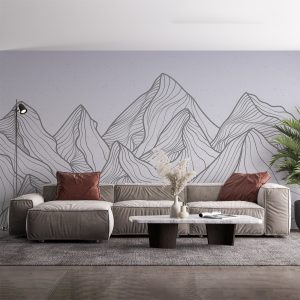 Tapeta za zid "Misty Mountain Top"