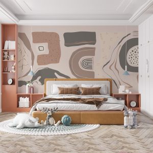 Tapeta za zid "Tribal Shapes"