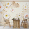Tapeta za zid "Smooth flowers"