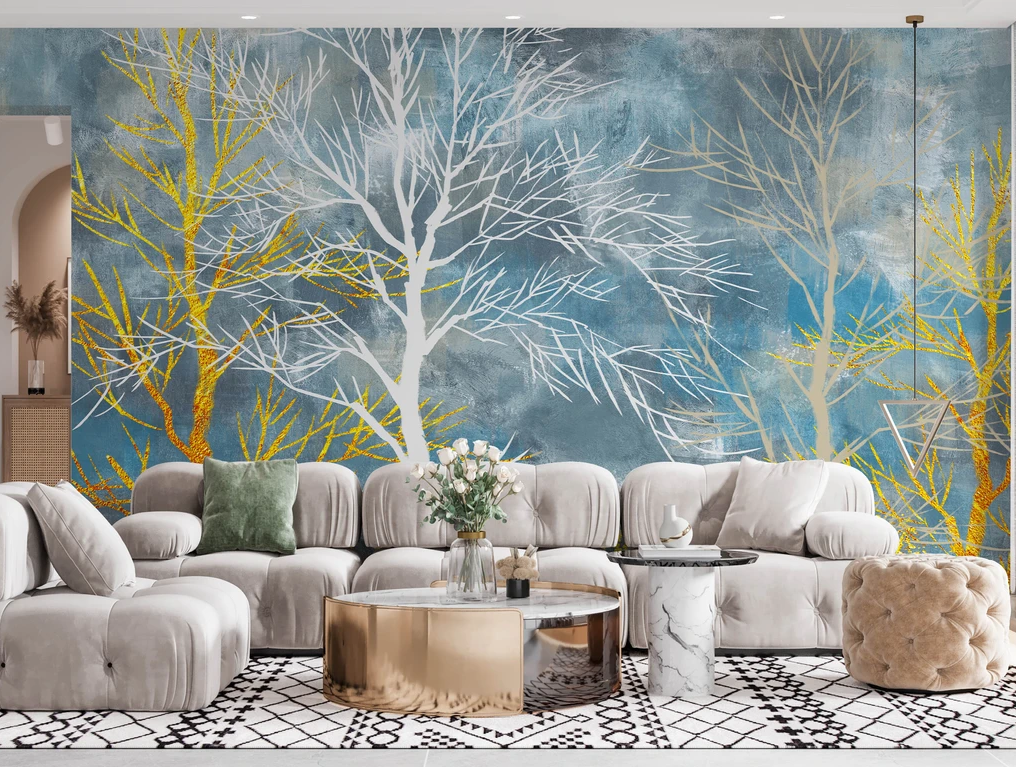 Tapeta za zid “Misty winter forest” - Slika 5