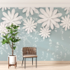 Tapeta za zid "Wall full of flowers" - Slika 5