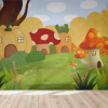 Tapeta za zid "Mushroom village" - Slika 3
