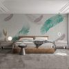 Tapeta za zid "Brown and teal feathers" - Slika 5