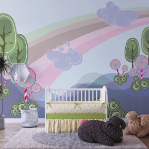 Tapeta za zid "Rainbow wonderland"