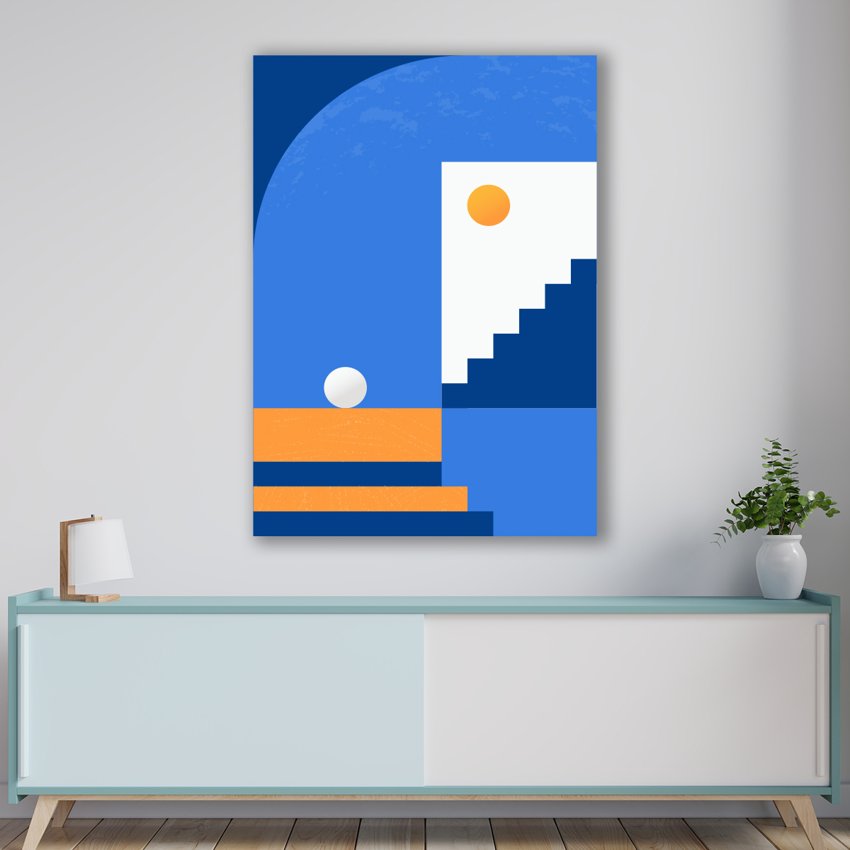Slika za zid "Blue World" - Slika 3