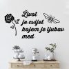 Zidna naljepnica "Život Je Cvijet" - Slika 3