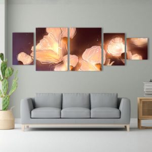 Wall painting “Light In The Dark”