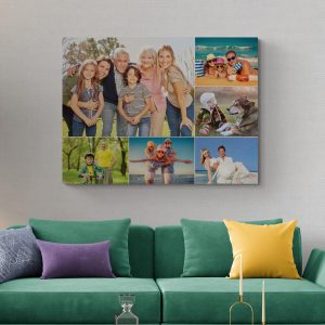 Moje slike na platnu kolaž od 6 slika 100x70cm